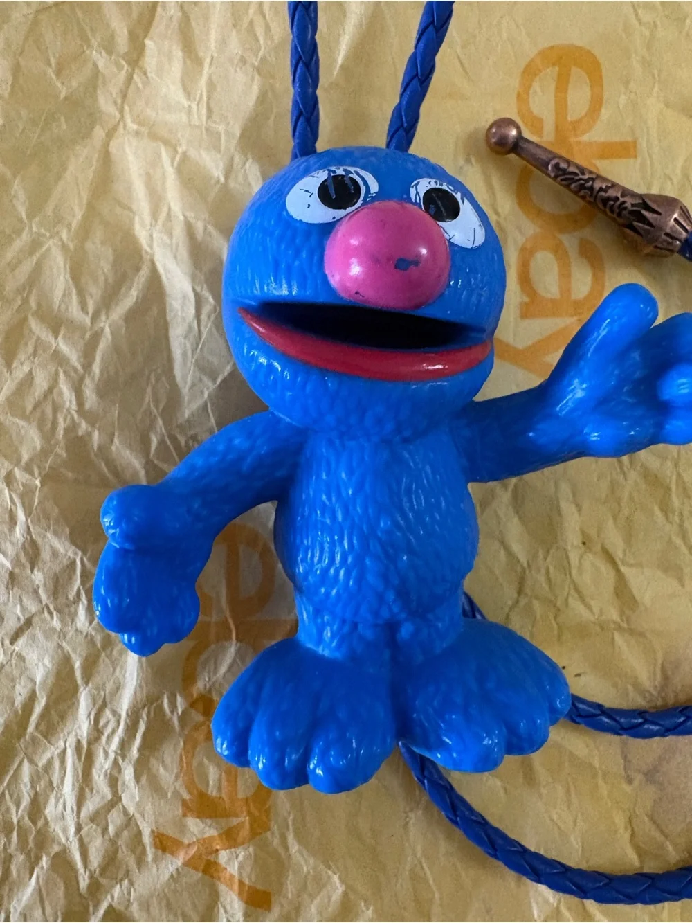 Blue -Texture Kids Toy Bolo Tie